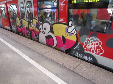 Graffiti Train - Photo by NRW_graff