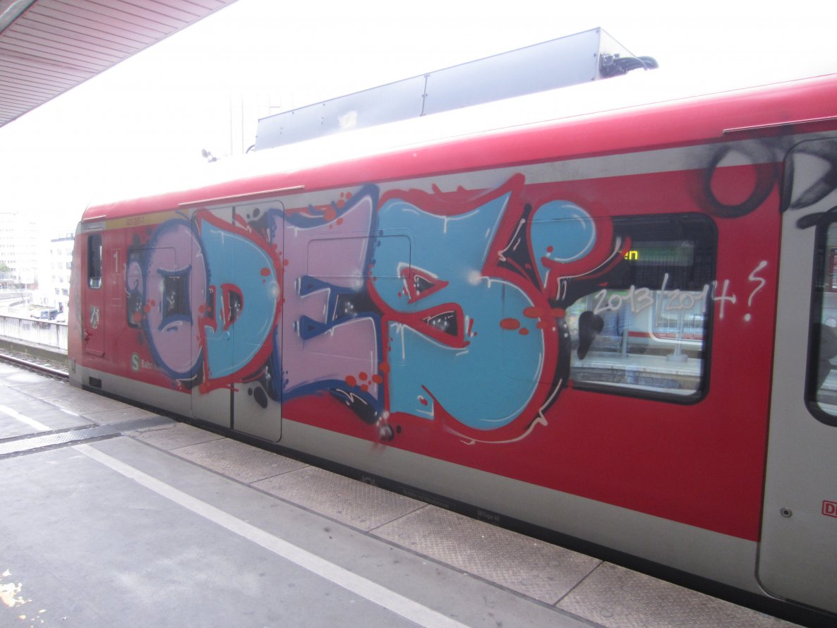 Graffiti Train - Photo by NRW_graff
