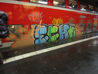 Graffiti Train - Photo by NRW_graff