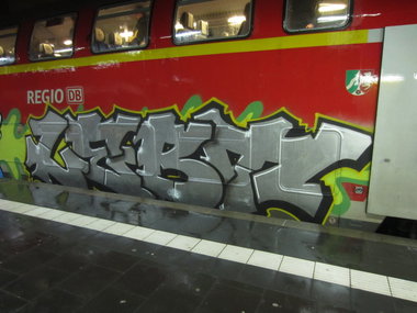 Graffiti Train - Photo by NRW_graff