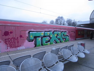 Graffiti Train - Photo by NRW_graff