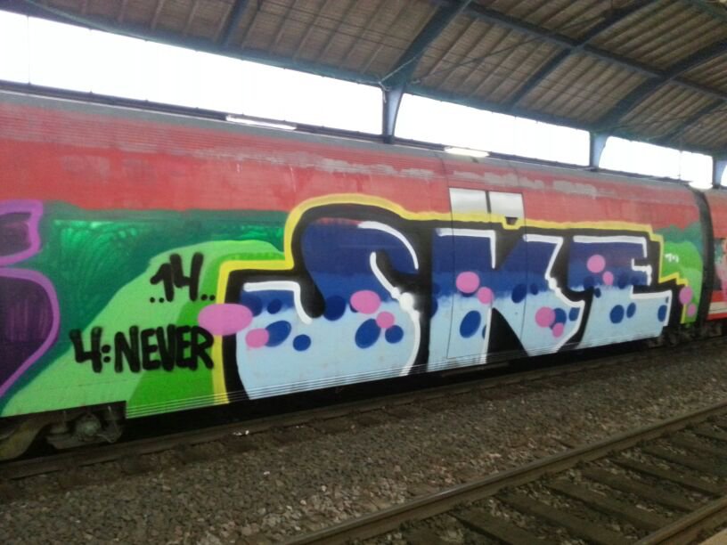 Graffiti Train - Photo by NRW_graff - SKE
