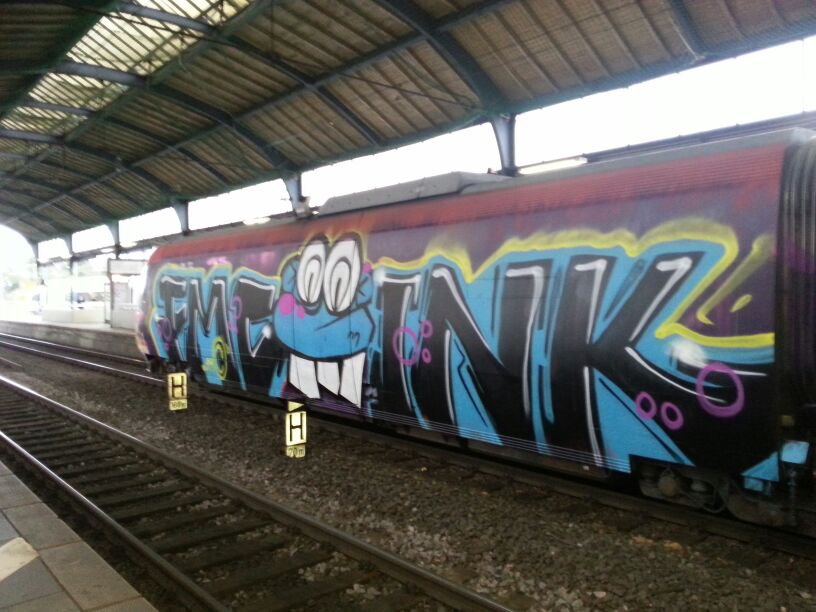 Graffiti Train - Photo by NRW_graff - FMC, INK