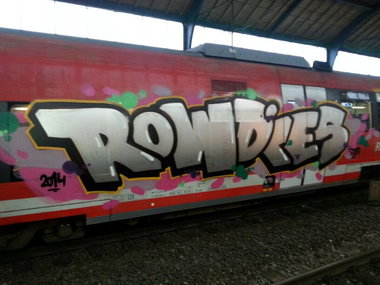 Graffiti Train - Photo by NRW_graff - RWS
