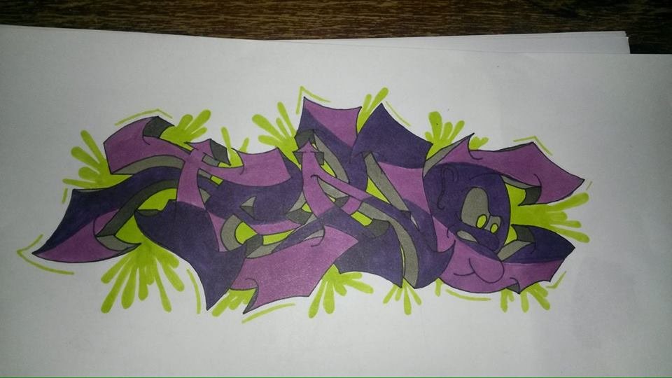 Graffiti Sketch - Photo by NTdesign
