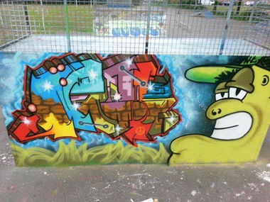 Graffiti Wall - Photo by NTdesign