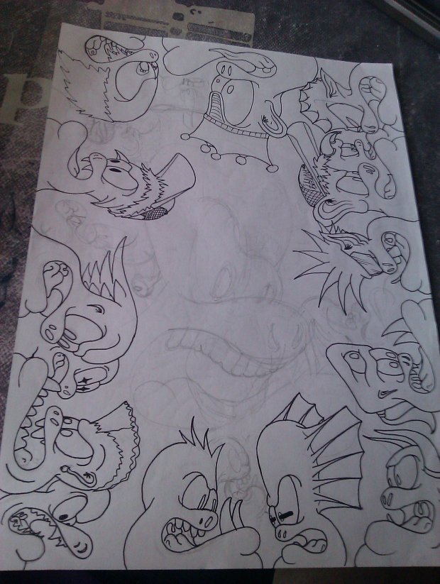 Graffiti Sketch - Photo by NTdesign