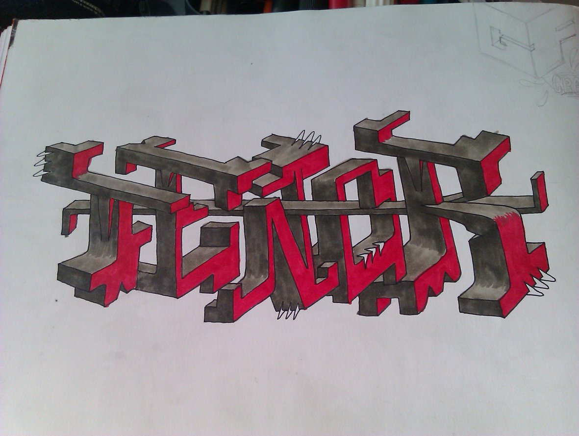 Graffiti Sketch - Photo by NTdesign