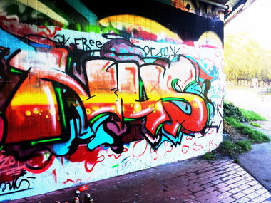 Graffiti Wall - Photo by NUSONE - NUS, nus, Igel (2014)