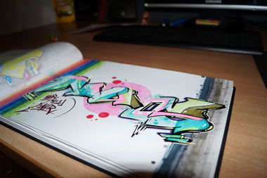 Graffiti Sketch - Photo by NUSONE - 2017, nuos, saar (2016)