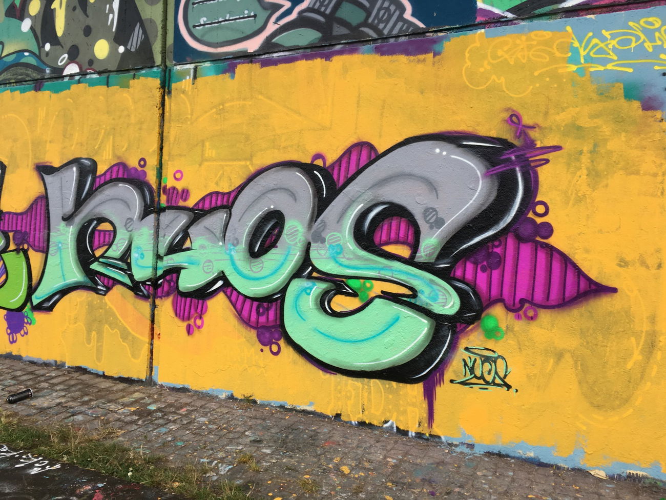 Graffiti Wall - Photo by NUSONE