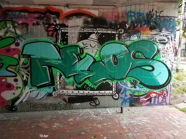 Graffiti Wall - Photo by NUSONE - nus, graffiti, wall (2017)