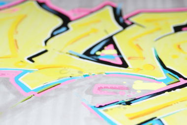 Graffiti Sketch - Photo by NUSONE - u, saarbrücken, nus (2016)