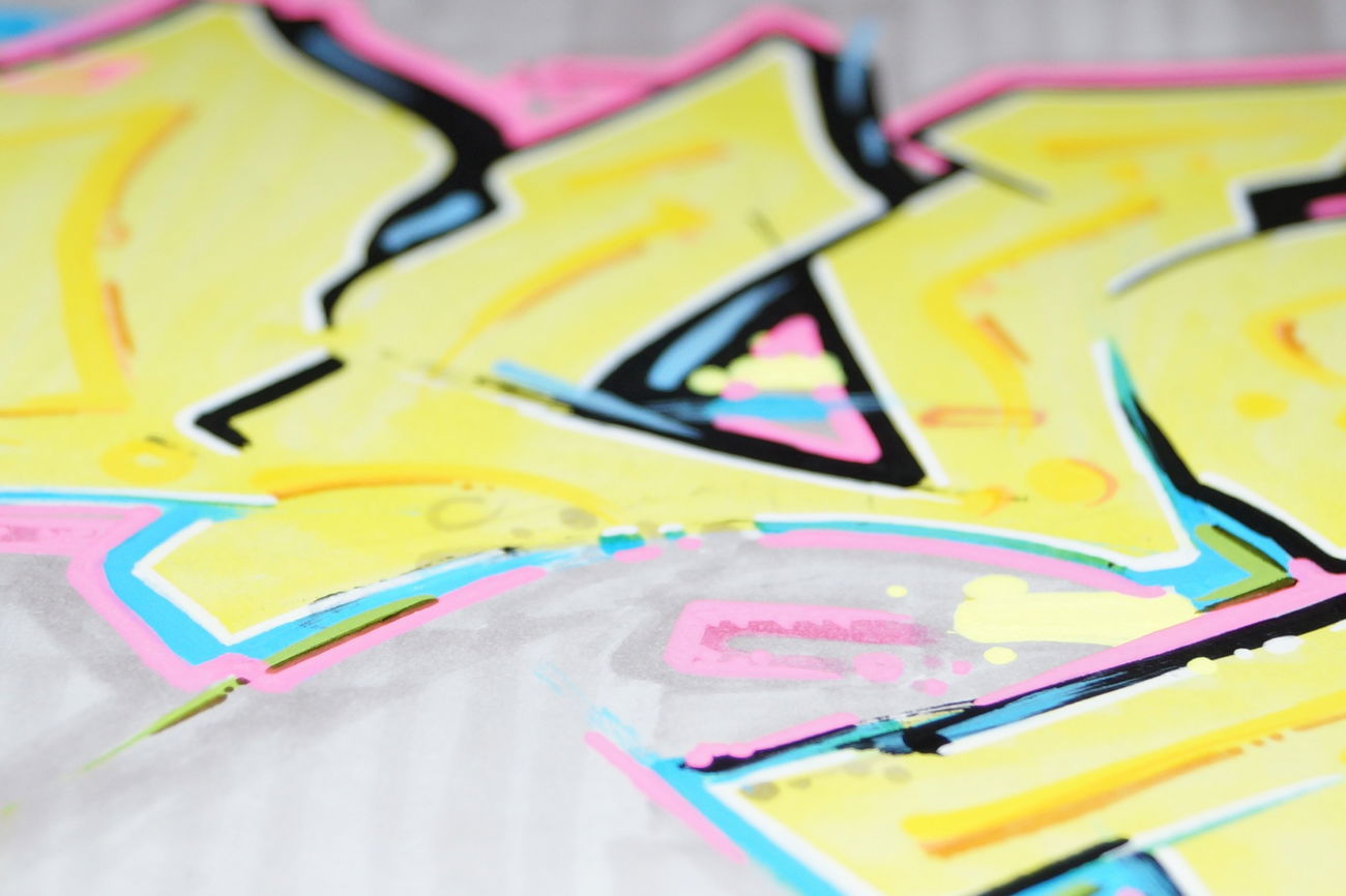 Graffiti Sketch - Photo by NUSONE - u, saarbrücken, nus (2016)