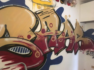 Graffiti Wall - Photo by NUSONE - saar, saarbrücken, nuos (2017)