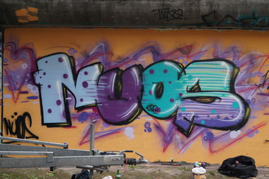 Graffiti Wall - Photo by NUSONE - nuos, lsc, saar (2017)