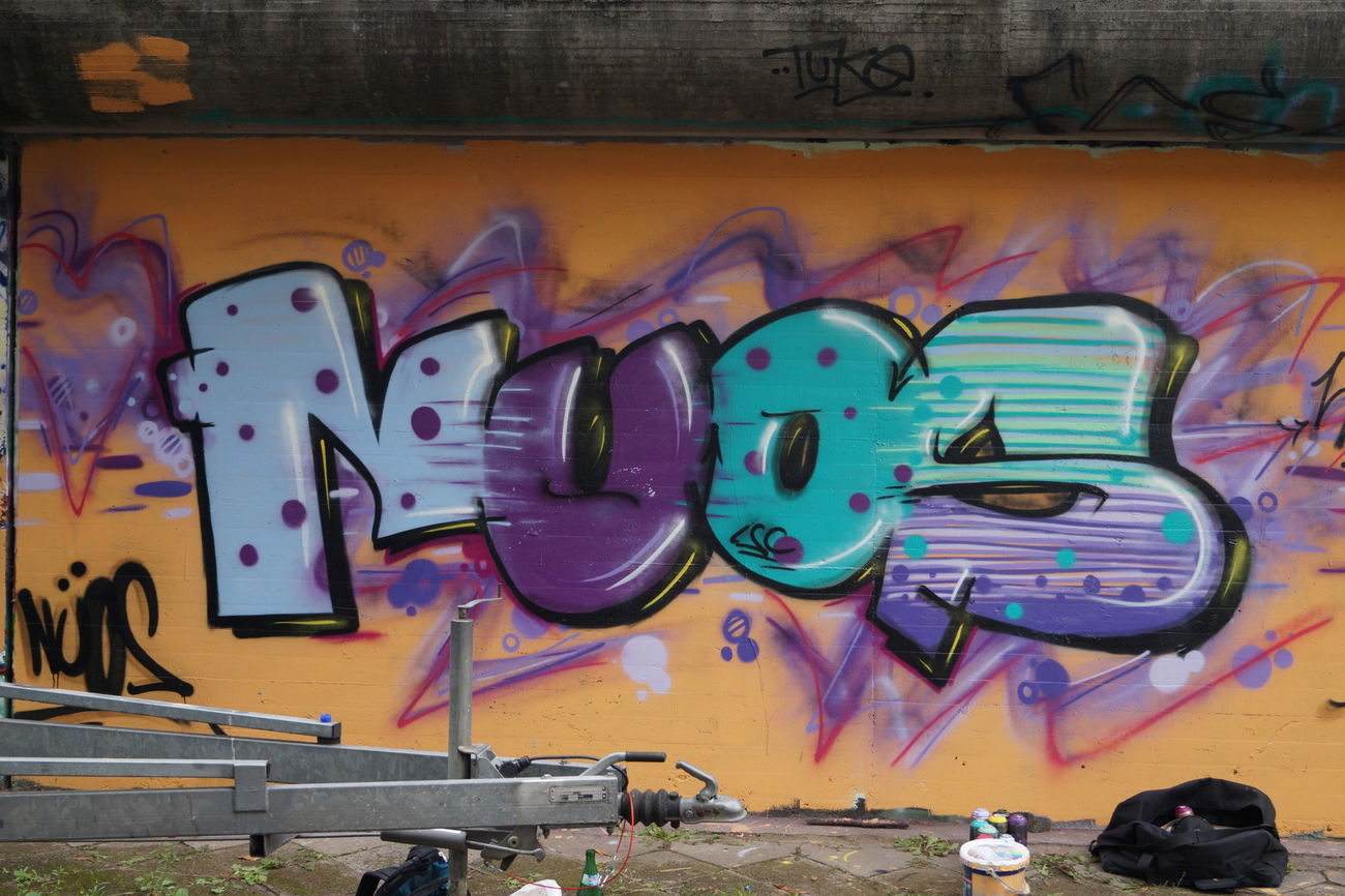 Graffiti Wall - Photo by NUSONE - nuos, lsc, saar (2017)