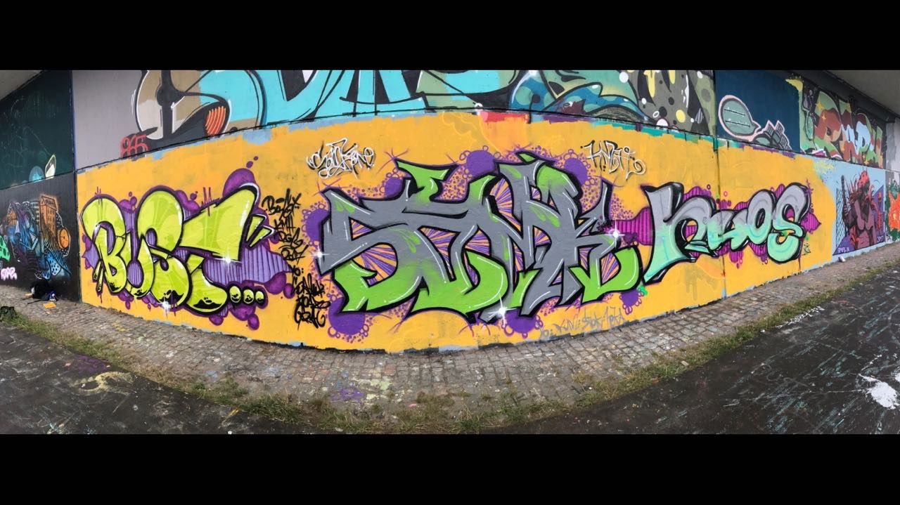 Graffiti Wall - Photo by NUSONE - bust, samk, nuos