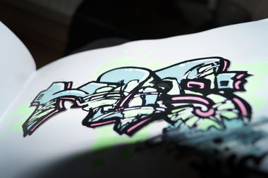 Graffiti Photo by NUSONE - nus, saarbrücken, saarland (2015)