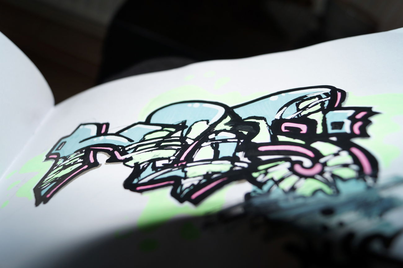 Graffiti Photo by NUSONE - nus, saarbrücken, saarland (2015)