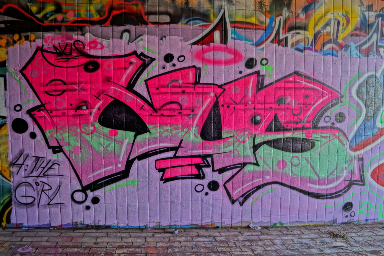 Graffiti Wall - Photo by NUSONE - nus, saarbrücken, saarland (2016)