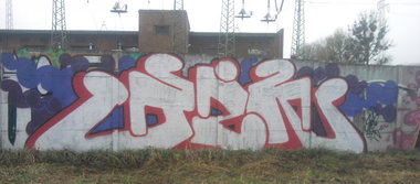 Graffiti Wall - Photo by NZEtin - tin, nzecrew