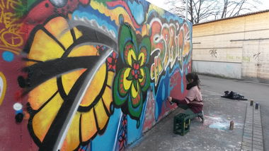 Graffiti Wall - Photo by NaDinjah