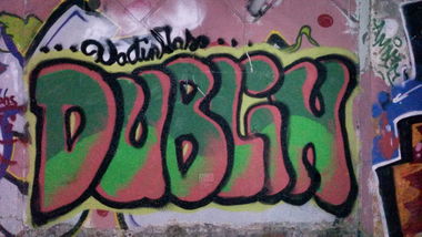 Graffiti Wall in Dublin - Photo by NaDinjah (2015)