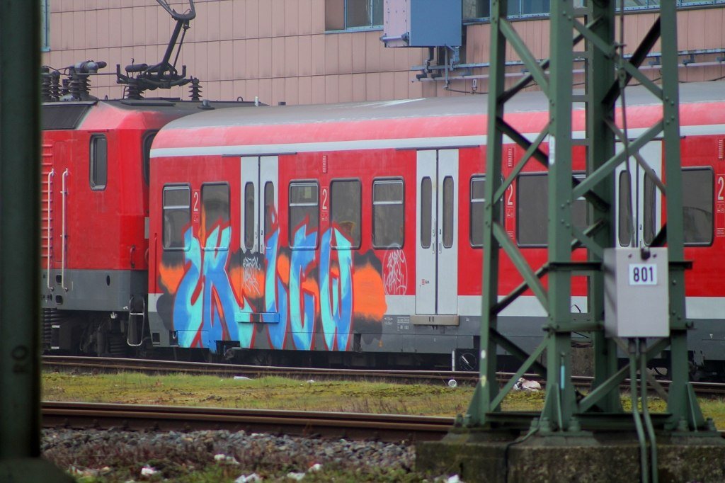 Graffiti Train - Photo by Nahrungsmittel - ZK, ICW, FORT (2015)