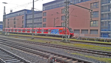 Graffiti Train - Photo by Nahrungsmittel - Nice, IBES, NICE (2014)