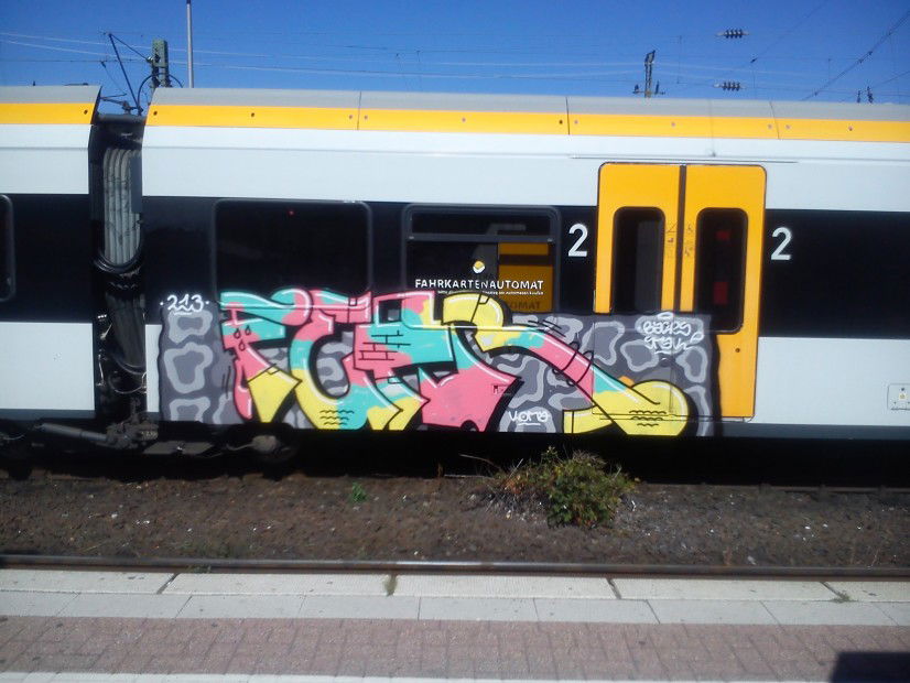 Graffiti Train - Photo by Nahrungsmittel - Fear (2013)