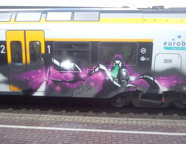 Graffiti Train - Photo by Nahrungsmittel - ROIS, IMR (2013)