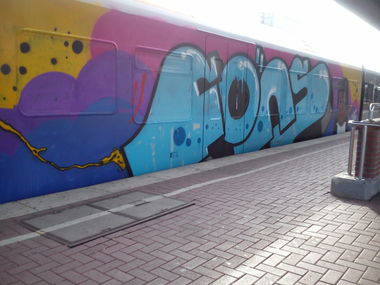Graffiti Train - Photo by Nahrungsmittel - Föns, Wholecar (2013)