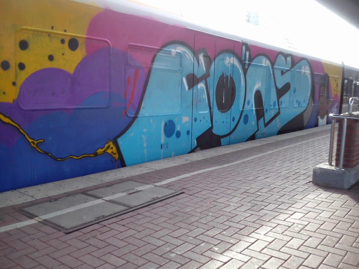 Graffiti Train - Photo by Nahrungsmittel - Föns, Wholecar (2013)
