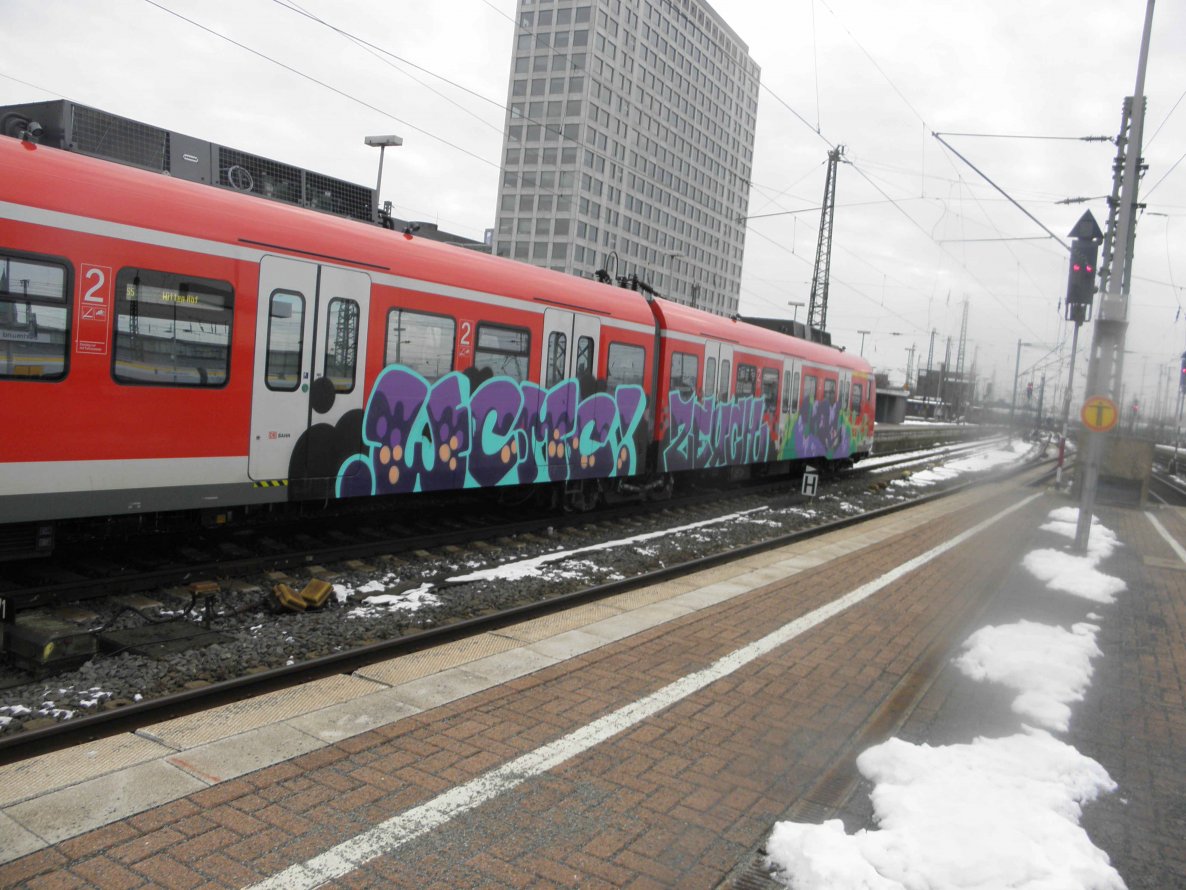 Graffiti Train - Photo by Nahrungsmittel - WCMC, COPS, ZEUCK (2013)