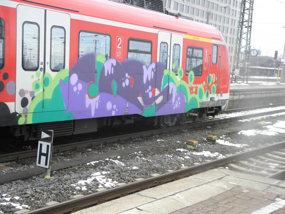 Graffiti Train - Photo by Nahrungsmittel - COPS (2013)