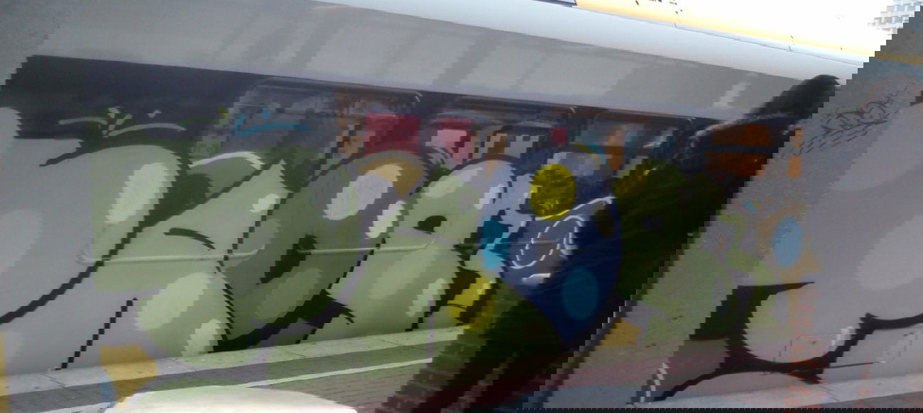 Graffiti Train - Photo by Nahrungsmittel - RE3 (2013)