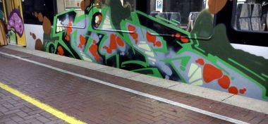 Graffiti Train - Photo by Nahrungsmittel - RB50, SERIE, JOYS (2014)