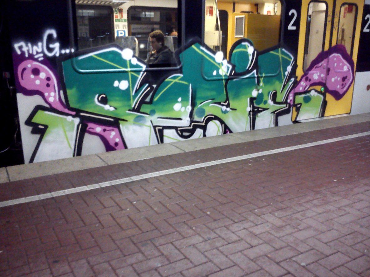 Graffiti Train - Photo by Nahrungsmittel - Serie, RB50, Joys (2014)