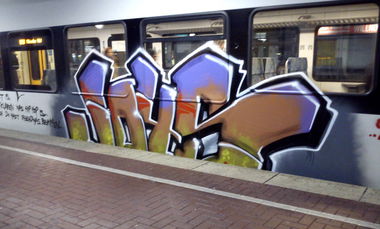 Graffiti Train - Photo by Nahrungsmittel - JOYS, JOYC, RB50 (2014)