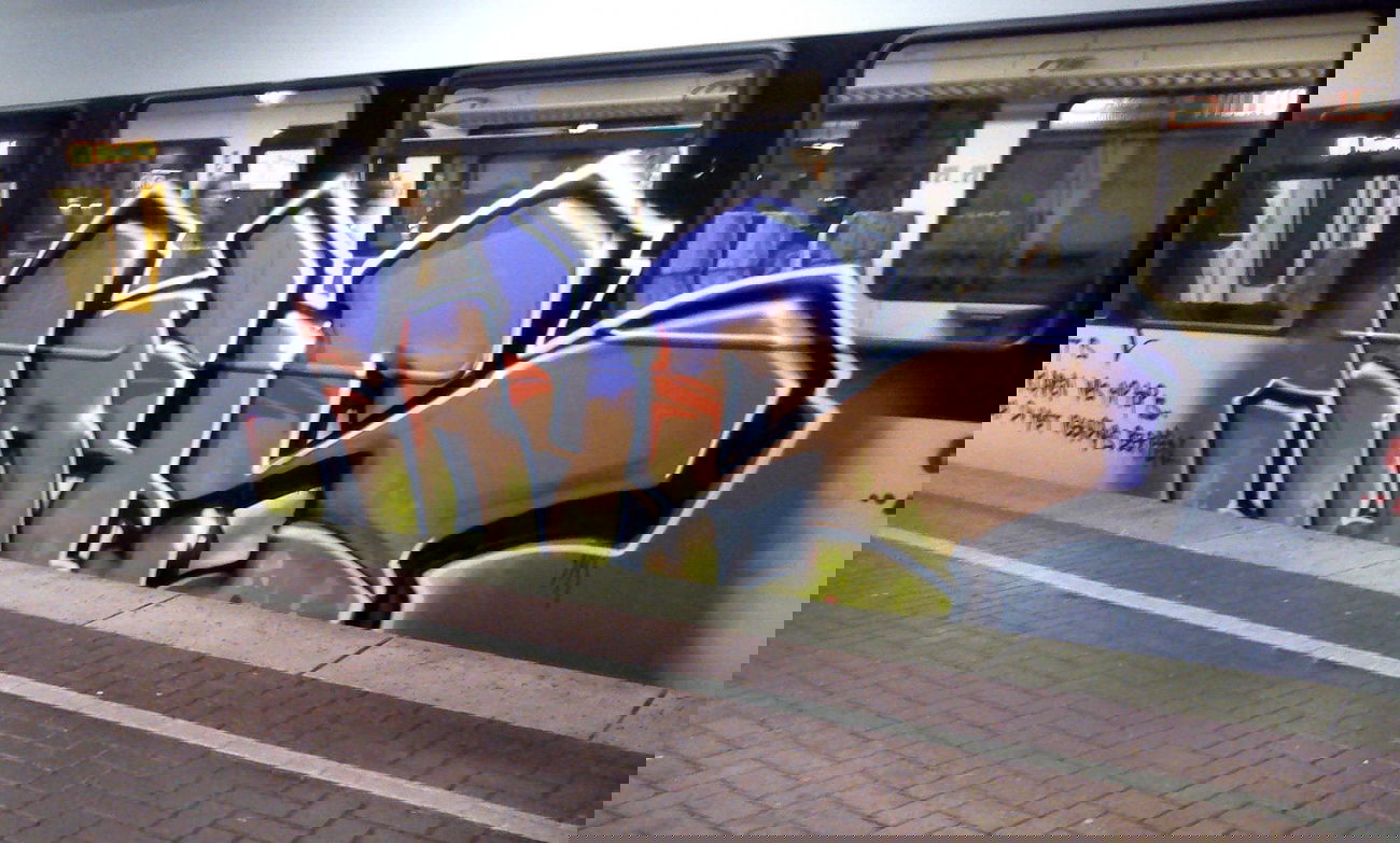 Graffiti Train - Photo by Nahrungsmittel - JOYS, JOYC, RB50 (2014)