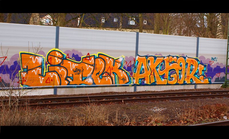 Graffiti Wall - Photo by Nahrungsmittel - LITEK, AKTOR, WCMC (2013)