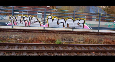 Graffiti Bombing - Photo by Nahrungsmittel - ILMC, AROMA, BOI (2014)