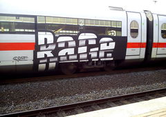 Graffiti Train - Photo by Nahrungsmittel - RAGE, DSF (2014)