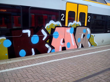 Graffiti Train - Photo by Nahrungsmittel - KAR, RB59 (2014)