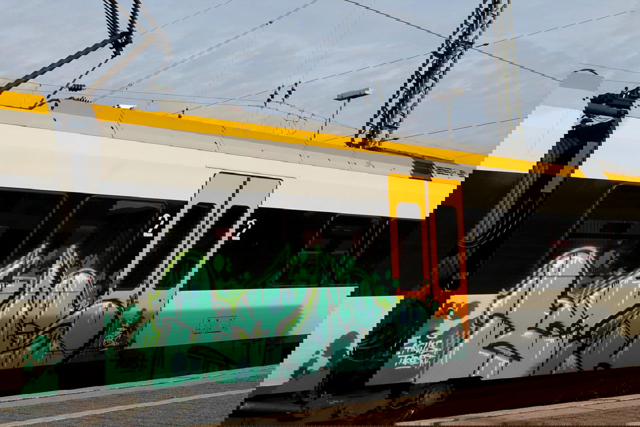 Graffiti Train - Photo by Nahrungsmittel - BEKS, BRUS, PIT (2014)