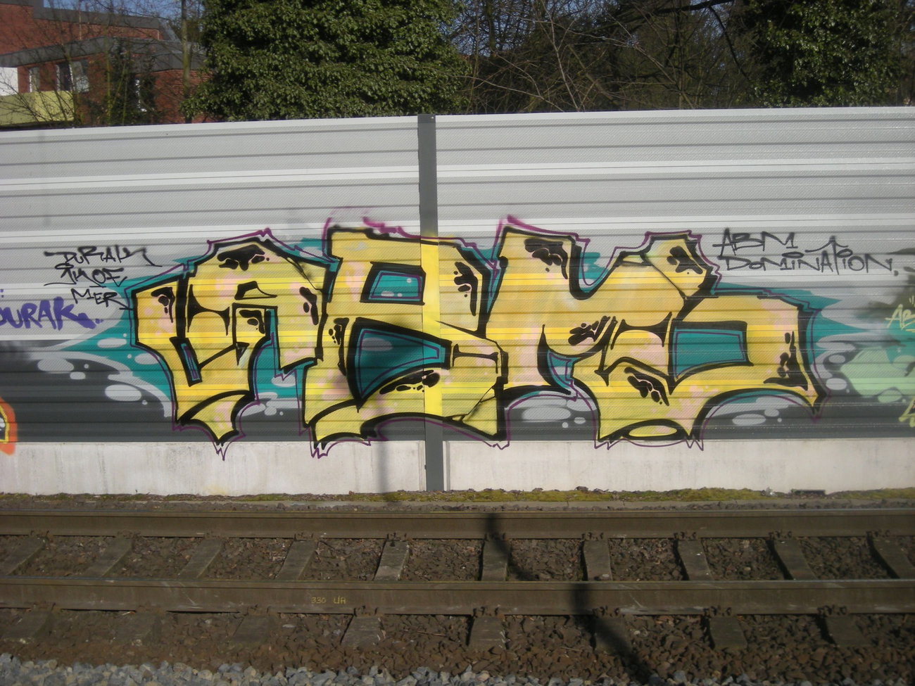 Graffiti Wall in Osnabrück hasetor bahnhof - Photo by Nameless - ABM