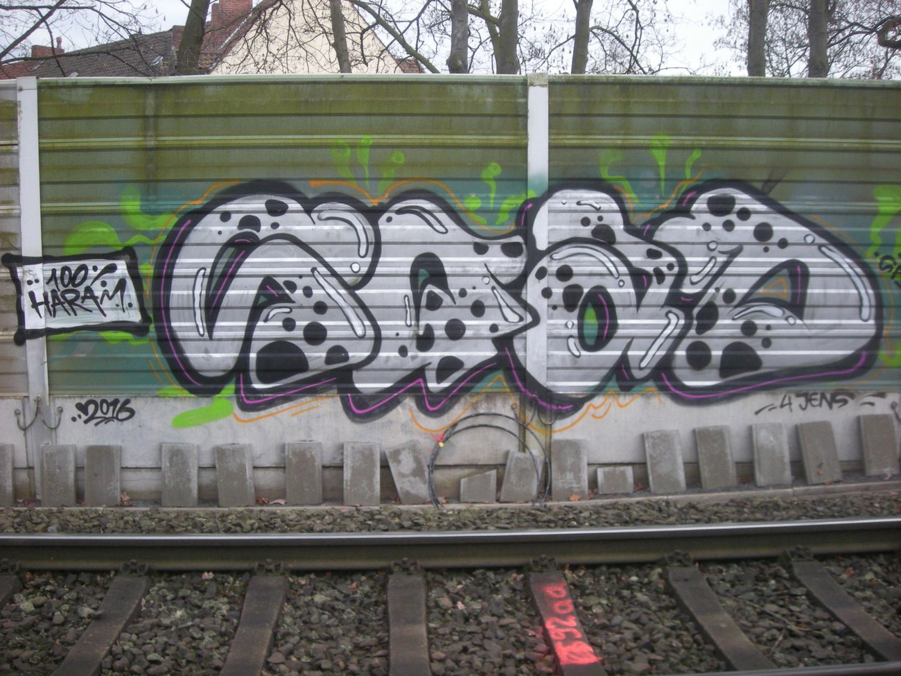 Graffiti Wall in Germany - Photo by Nameless - SQAD (2016)