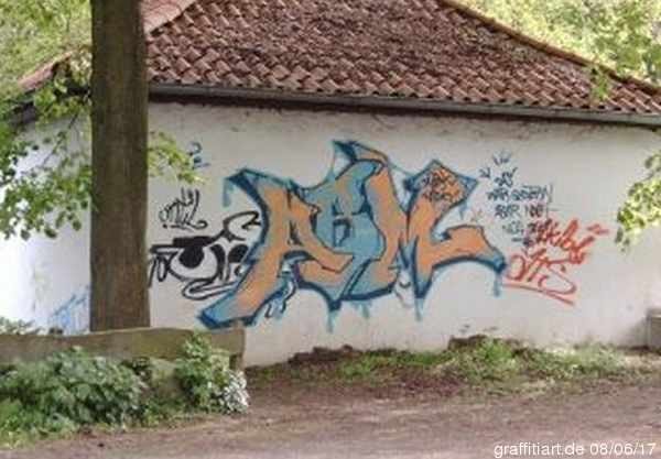 Graffiti Wall in Georgsmarienhütte - Photo by Nameless - ABM