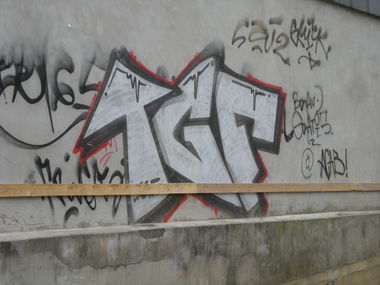 Graffiti Wall in Osnabrück - Photo by Nameless - TGF (2014)